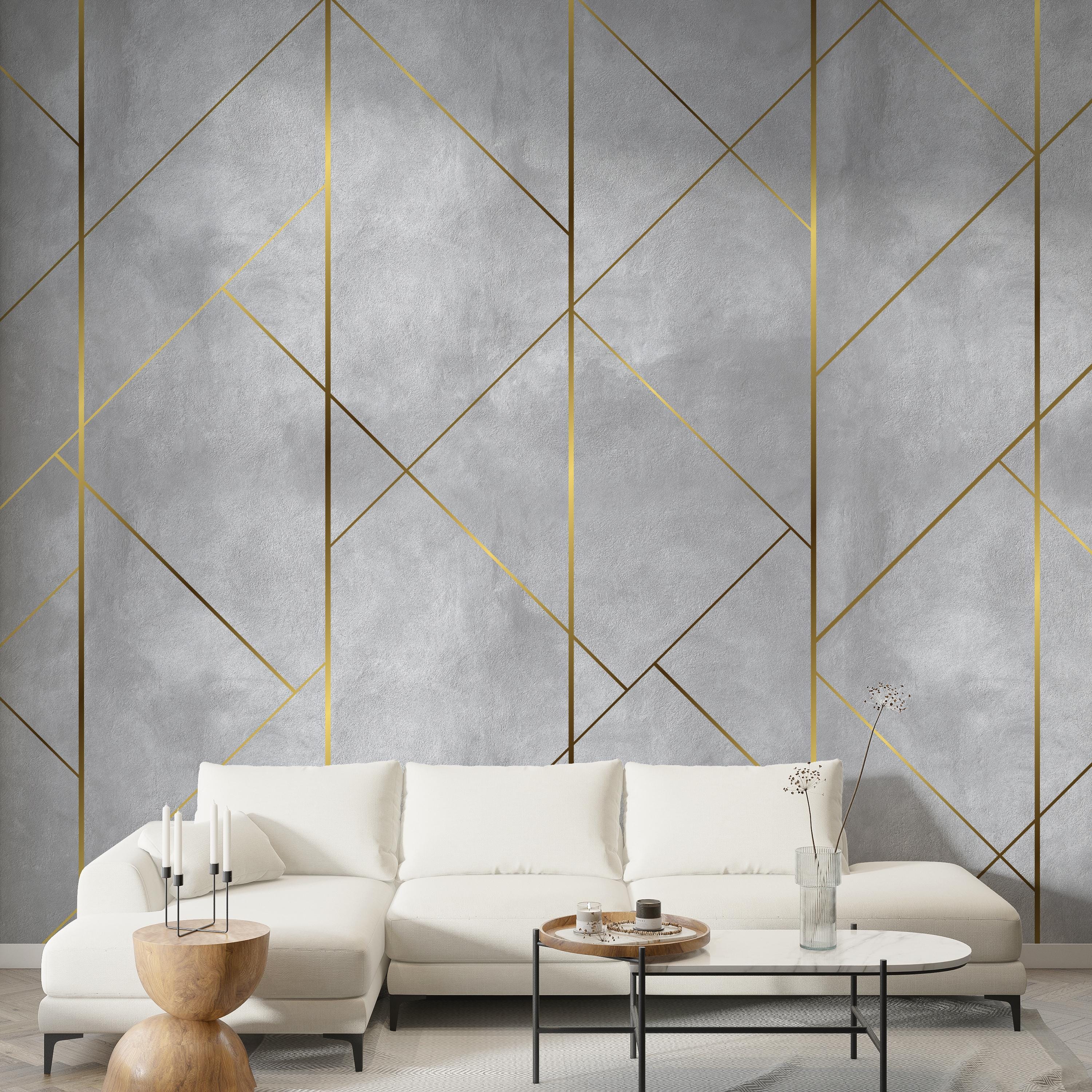 Geometric Accent Wall